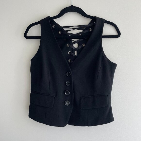 y2k vest top lace up back - Picture 1 of 2